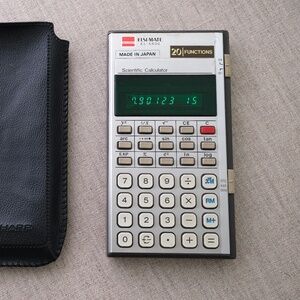 Vintage Sharp EL-5800 20 Function ScientiSc Calculator w/ Case